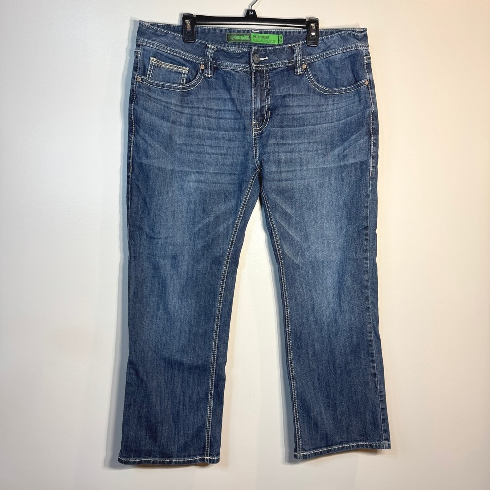 Rock&Roll‎ Pistol Regular Straight Leg Jeans Mens 40x30 Actual*(40x28) Western